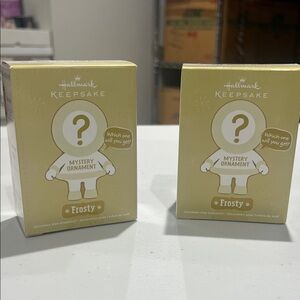 Hallmark Keepsake Gold Mystery Ornament Box